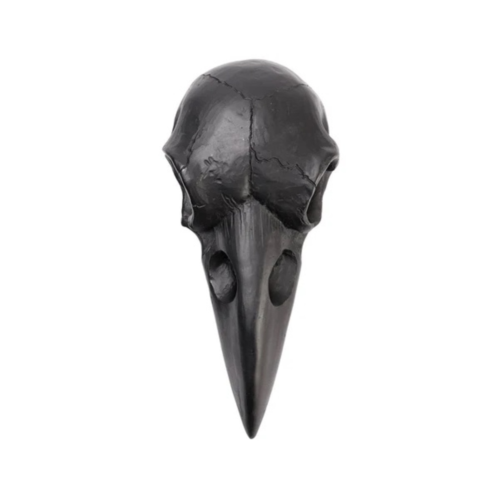 Alchemy of England V99B RAVEN SKULL BLACK HAND MIRROR